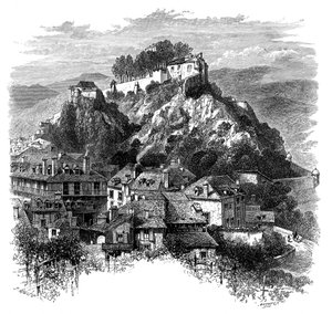 The Castle of Lourdes, France, 19th century