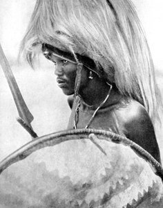 A Masai warrior, Africa by Wide World Photos