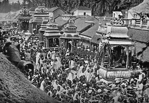 A Hindu Religious Procession, Madras, 1902 by Wiele and Klein