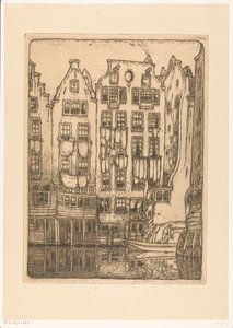 Canal Houses on Sint-Olofssteeg in Amsterdam