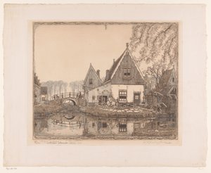 The Charming Little Lock by Wijnand Otto Jan Nieuwenkamp (signed by artist)