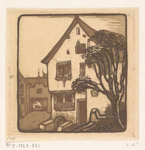 Street in a city on the Moselle