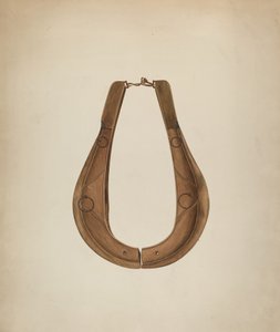 Horse Collar and Hame by Wilbur M Rice