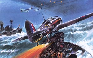 Hawker Hurricane by Wilf (20th century) Hardy