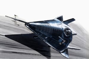 Martin-Marietta X-24 by Wilf (20th century) Hardy