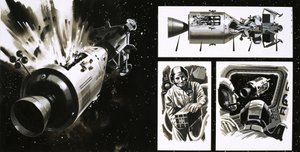 The Apollo 13 Mission by Wilf (20th century) Hardy
