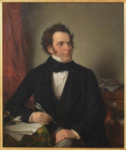 Portrait of Franz Schubert by Wilhelm August Rieder