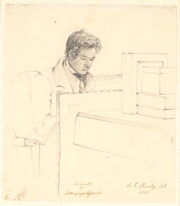 Portrait of the Lithographer Peter Gemzøe