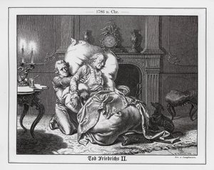 Death of Frederick the Great by Wilhelm Camphausen