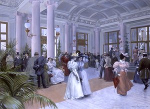 The Vestibule of the Imperial Baths by Wilhelm Gause