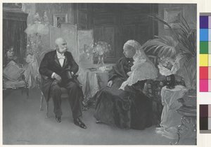 Queen Victoria and Emperor Franz Joseph at the Hotel du Cimiez in Nice