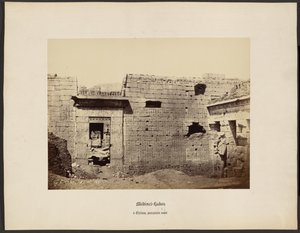 Medinet-Habou, at Thebes, First Court by Wilhelm Hammerschmidt