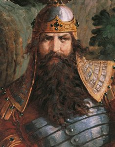 Gunther, King of Burgundy by Wilhelm Hauschild