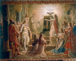 The Miracle of the Grail, from the Lohengrin Saga by Wilhelm Hauschild