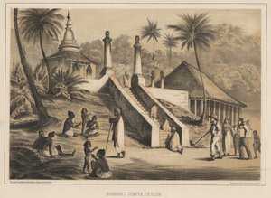 Buddhist Temple, Ceylon, 1855