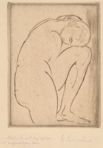 Bather with Her Head on Her Knee by Wilhelm Lehmbruck