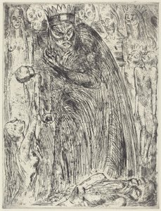 Macbeth V (The Vision of Lady Macbeth) by Wilhelm Lehmbruck
