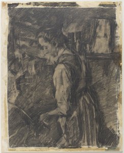 Young Woman in the Kitchen