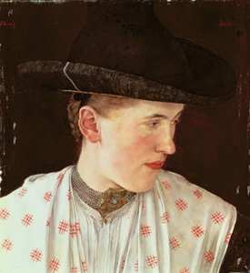 Head of a Peasant Girl