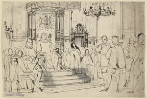 Christian IV in Court by Wilhelm Marstrand
