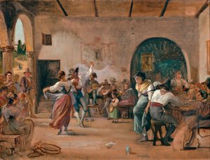Dance in an Osteria, c.1860 by Wilhelm Marstrand