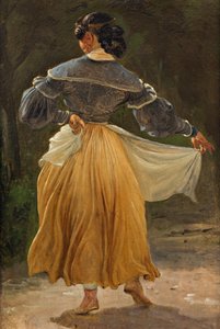 Dancing Roman Woman by Wilhelm Marstrand