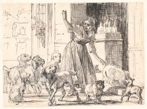 The Intrusive Suitors by Wilhelm Marstrand