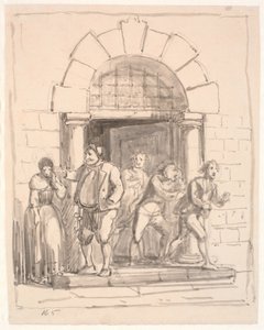 The Careless Jailer by Wilhelm Marstrand
