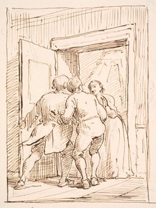 A Scandal by Wilhelm Marstrand