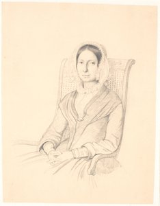 Portrait of Sophie Frederikke Raffenberg, Seated in an Armchair by Wilhelm Marstrand