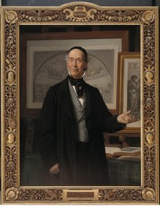 The Art Historian N.L. Høyen by Wilhelm Marstrand