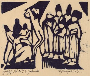 Crucifixion I by Wilhelm Morgner