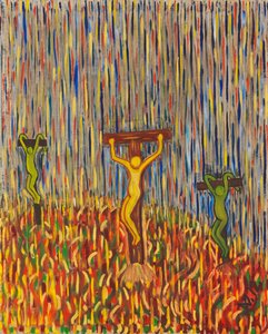 The Crucifixion by Wilhelm Morgner