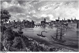 View of Narva by Wilhelm Siegfried Stavenhagen