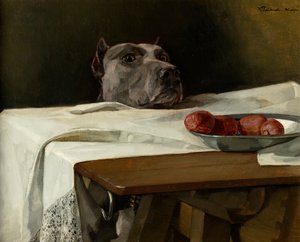 Caesar at the Rubicon by Wilhelm Trübner
