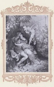 Helena, Faust (lithograph) by Wilhelm von (after) Kaulbach