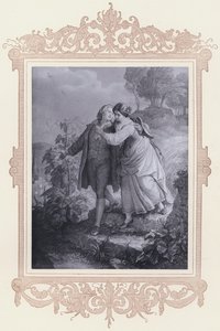 Hermann and Dorothea by Wilhelm von (after) Kaulbach