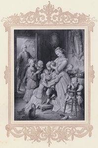 Lotte, The Sorrows of Young Werther (lithograph) by Wilhelm von (after) Kaulbach