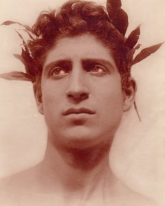 Study of a Boy Wearing a Wreath, Sicily