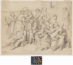 The Madhouse by Wilhelm von Kaulbach