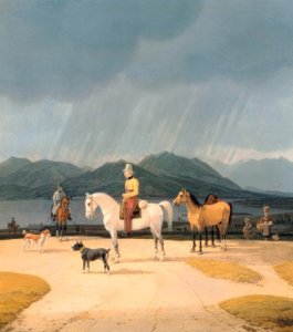 Riders at Tegernsee by Wilhelm von Kobell