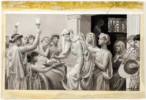 It Was the Custom Then to Bring Away the Bride From Home by Will Hicock Low