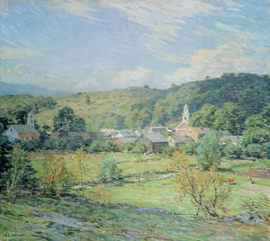 September Morning, Plainfield, New Hampshire by Willard Leroy Metcalf