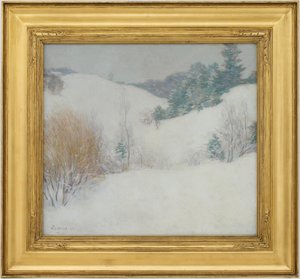 The White Pasture by Willard Leroy Metcalf