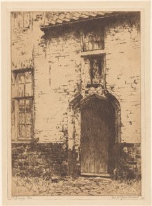 Bruges by Willem Adrianus Grondhout (signed by artist)