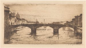 Florence by Willem Adrianus Grondhout (signed by artist)