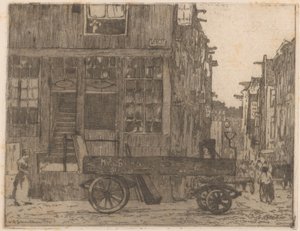 Zwanenburgwal in Amsterdam by Willem Adrianus Grondhout