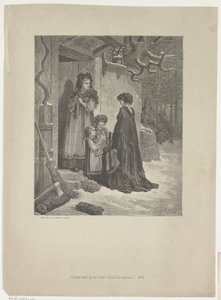 Woman with a Guitar in Front of an Alsatian