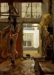 Slaughterhouse. 1889
