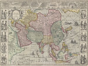 Amsterdam Allard Asia Noviter by Willem Blaeu